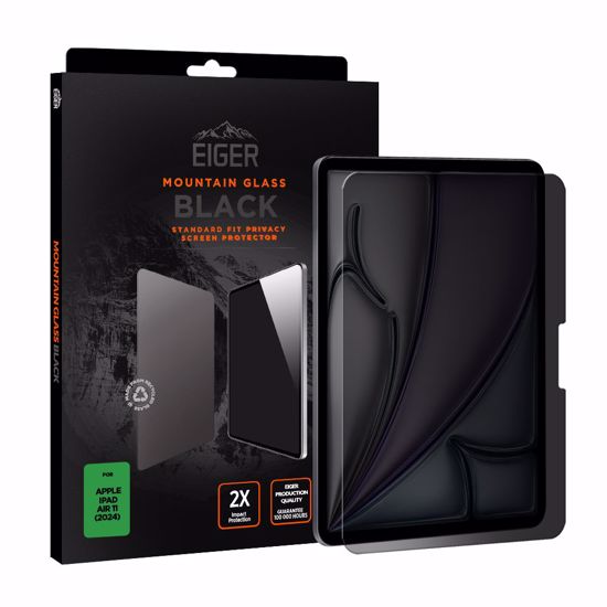 Picture of Eiger Eiger Mountain Black Privacy Tablet Screen Protector GRS for iPad Air 11 (2025) / (2024)