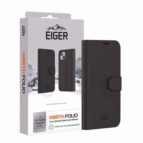 Picture of Eiger Eiger North Folio Case for Samsung Galaxy A16 in Black
