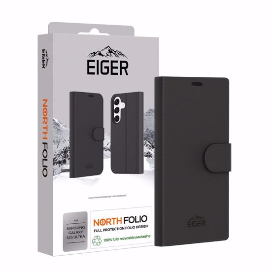 Picture of Eiger Eiger North Folio Case for Samsung Galaxy S25 Ultra in Black